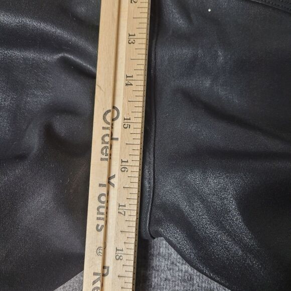 Good American Women's Coated Black Jeans Size 22×29 Skinny Ankle Leg New - Picture 9 of 14